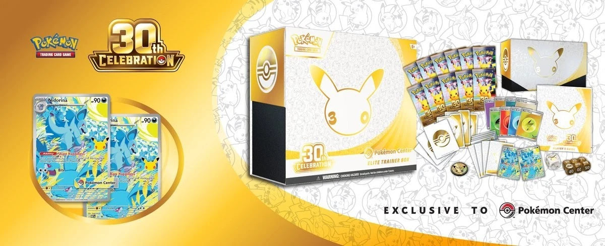 Pokémon Center Elite Trainer Box 30th Celebration